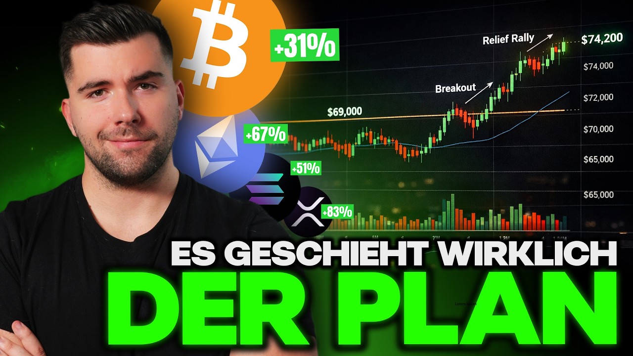 Krypto: Der PLAN geht jetzt perfekt auf! (Jetzt wird es ERNST!)