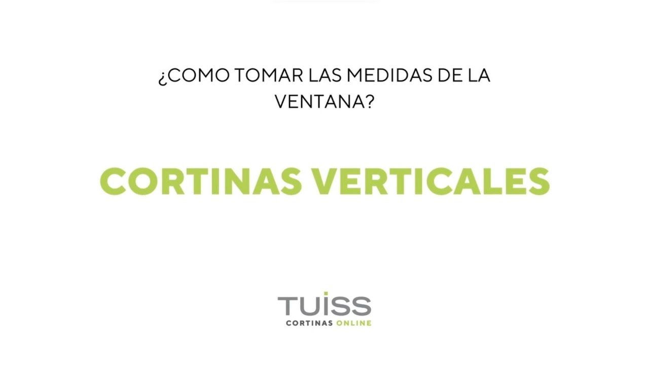 ¿Cómo tomar medidas para tu cortina vertical?