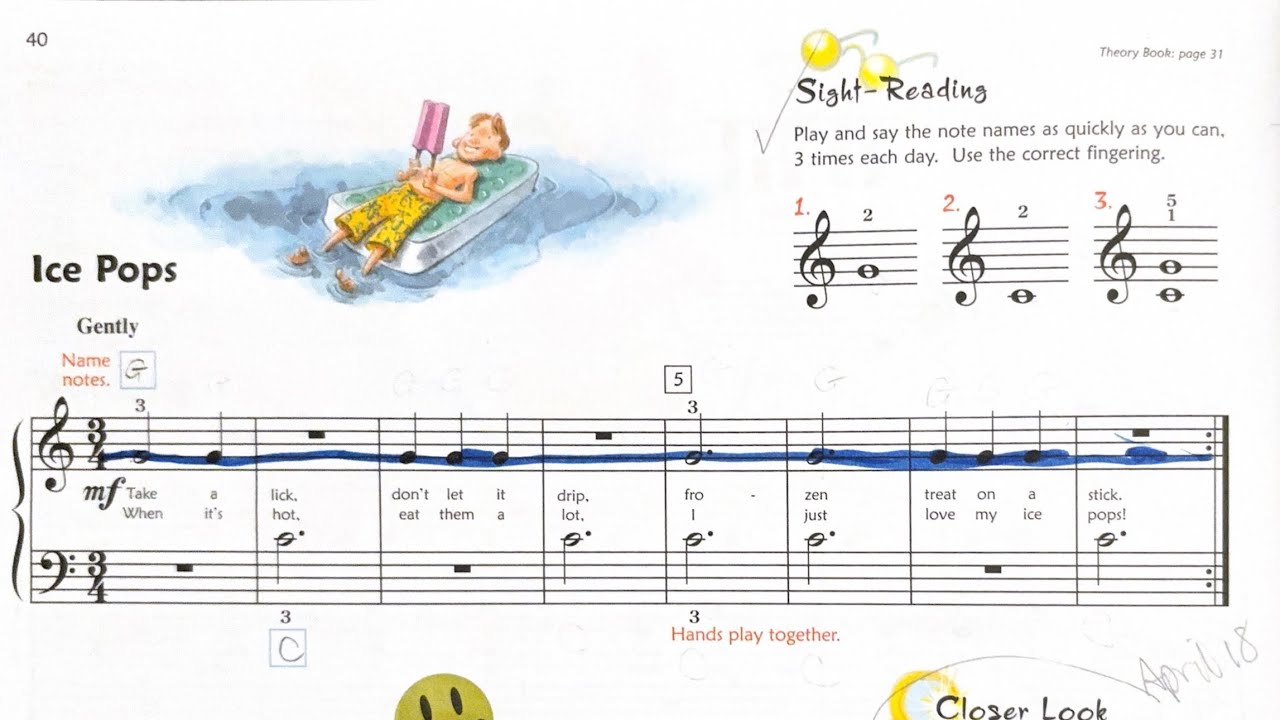 Lesson 1A: Ice Pops - Performance Tempo Accompaniment Track