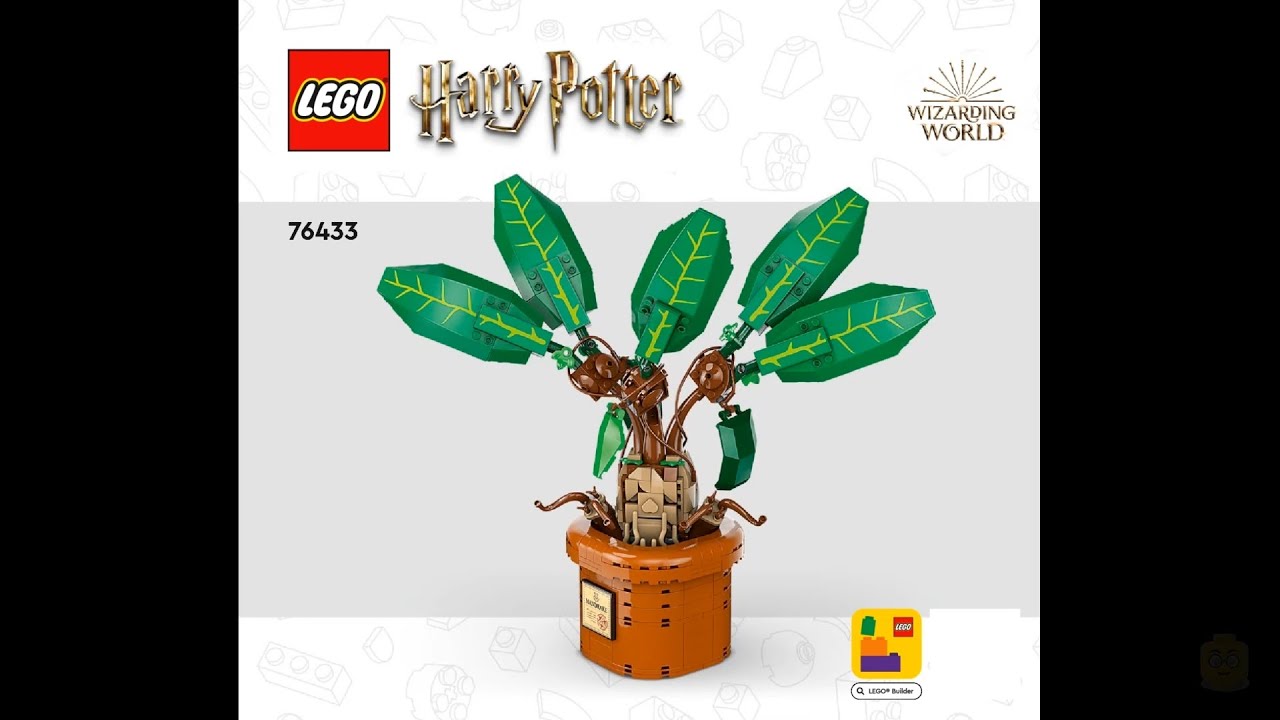 LEGO Harry Potter 76433 – Complete Mandrake Instructions! (Step-by-Step Guide)