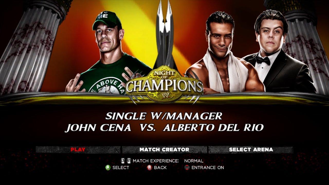 WWE '13 - John Cena vs. Alberto Del Rio