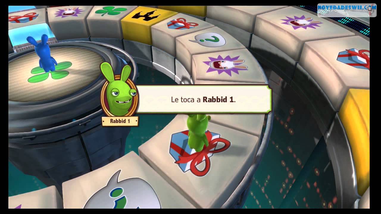 [Wii U] Rabbids Land - Actualizando - presentacion - gameplay 2 jugadores