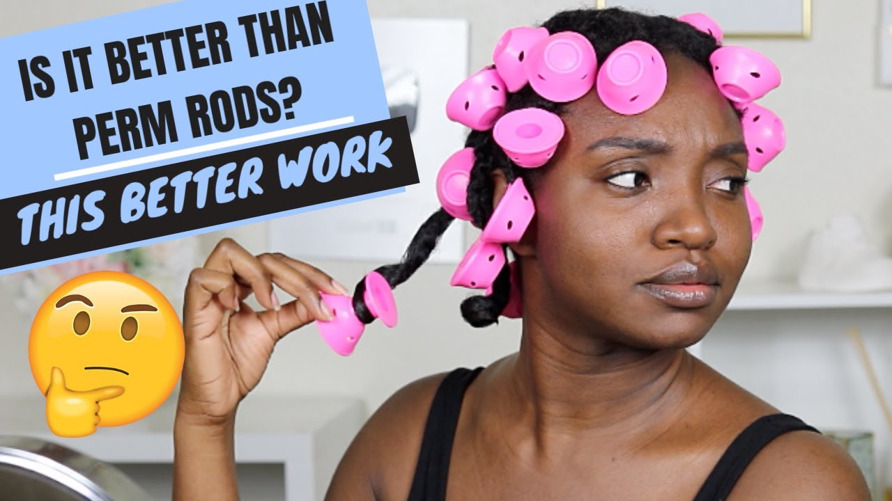 Fancy Pink Hair Rollers - Will This Work Though?  | Natural Hair