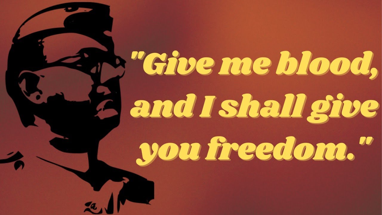 Best Inspirational Quotes In Hindi By Netaji Subhash Chandra bose || Netaji Quotes