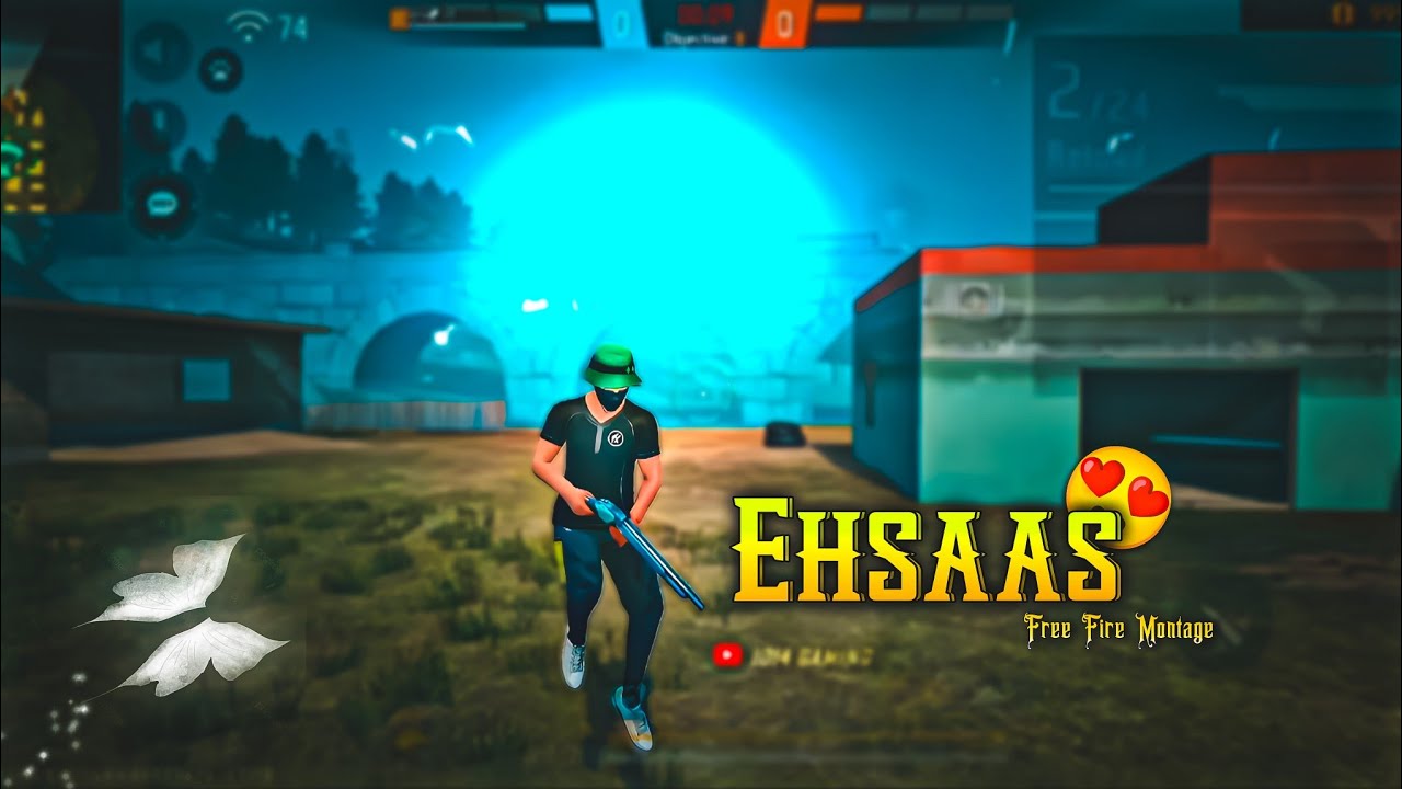 Ehsaas 😍-Free Fire Montage | video Editing 🤯| Trending song | Free Fire Song 