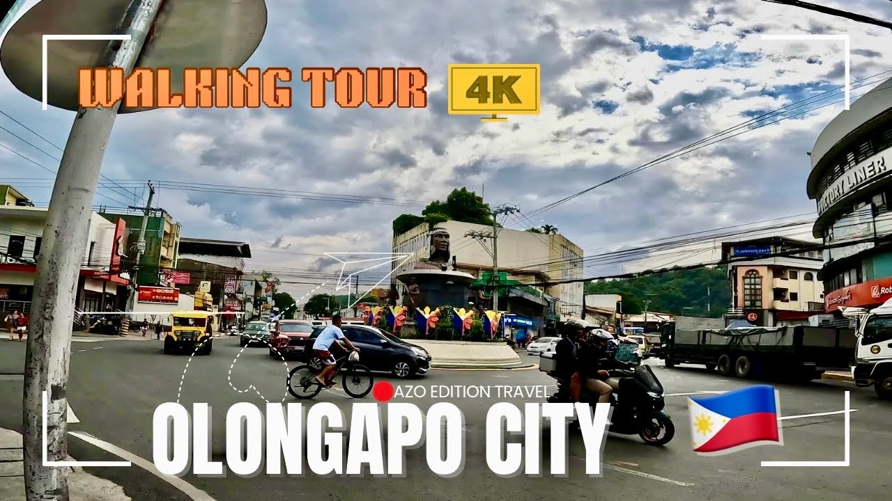 Olongapo City Zambales, Philippines | Walking Tour [4K] | Azo Edition Travel