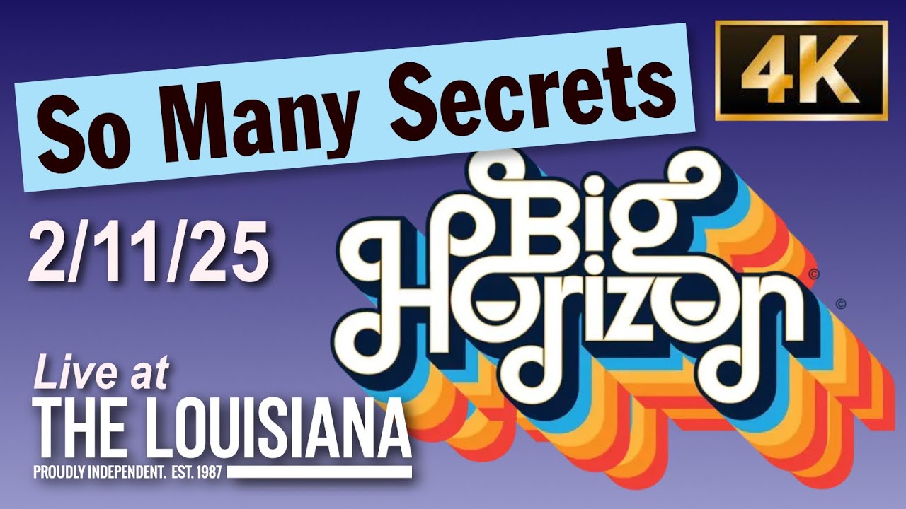 Big Hozrzon. So Many Secrets. Live at the Louisiana, Bristol. 2 Nov 2025 4K