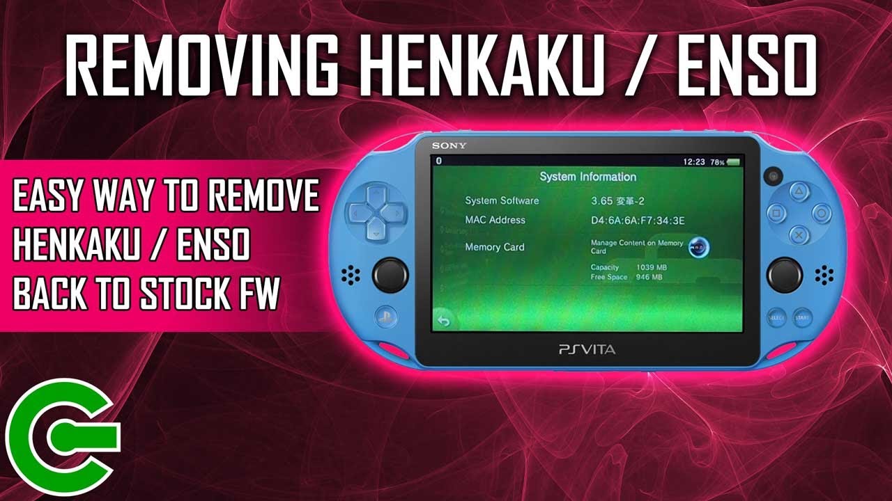 УДАЛЕНИЕ HENKAKU/ENSO НА PS VITA ~ ВОЗВРАТ К СТАНДАРТНОЙ ПРОШИВКЕ