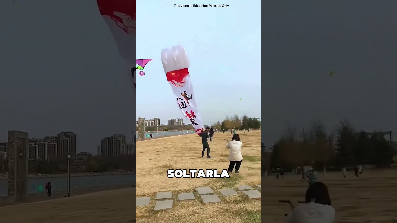Casi Sale Volando Por Llevar Esta Cometa 🤯❤️