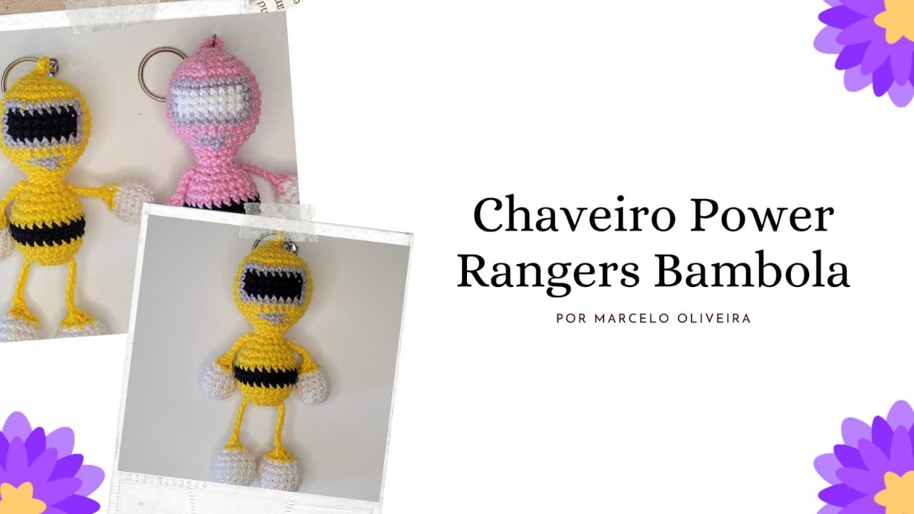 Chaveiro Power Ranger Bambola