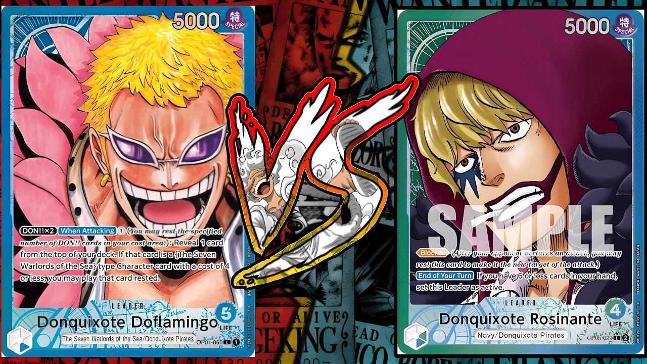 Doflamingo VS Rosinante | One Piece TCG | OP10 Tournament Gameplay