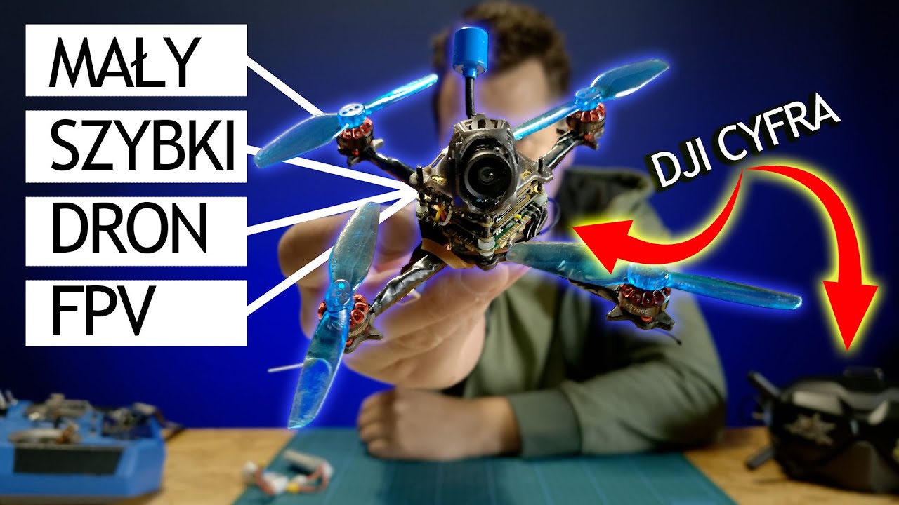 MAŁY SZYBKI DRON FPV HD | Crux3 DJI FPV Caddx VISTA
