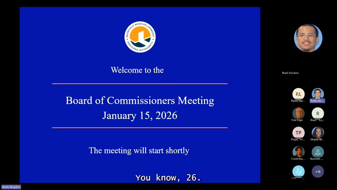 01/15/2026 Board of Commissioners Meeting