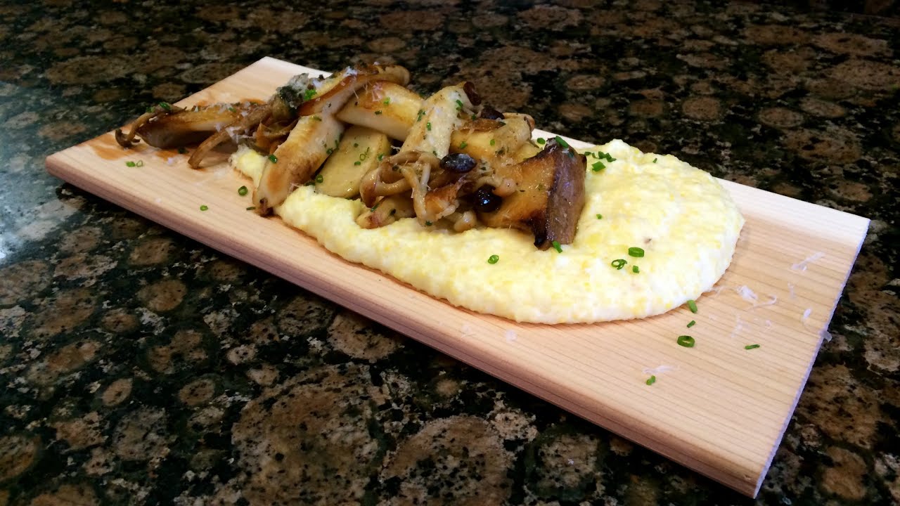 Polenta 101 for beginners with Mushrooms