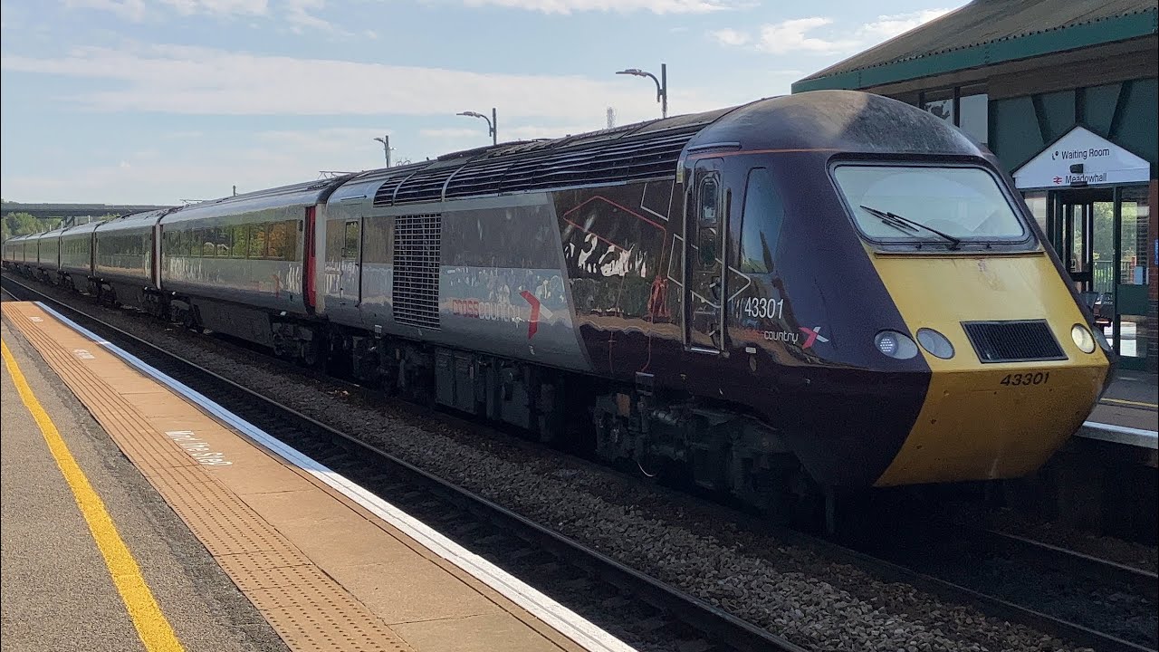 43301 + 43378 Cross Country pass through Meadowhall interchange