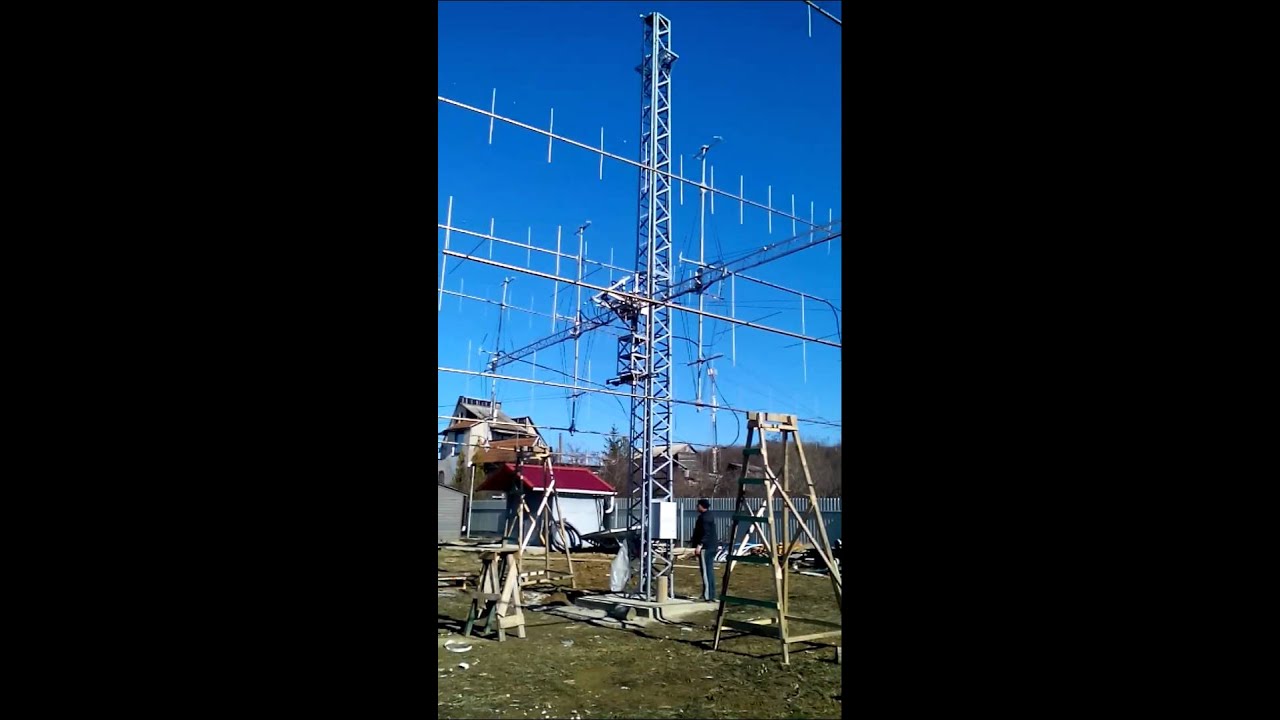 UR7D EME 2m antenna UP