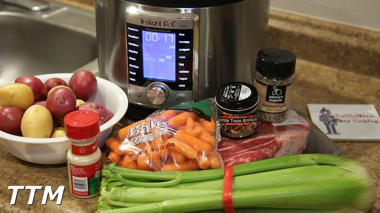 Жаркое из картофеля и моркови в скороварке Instant Pot Ultra 60