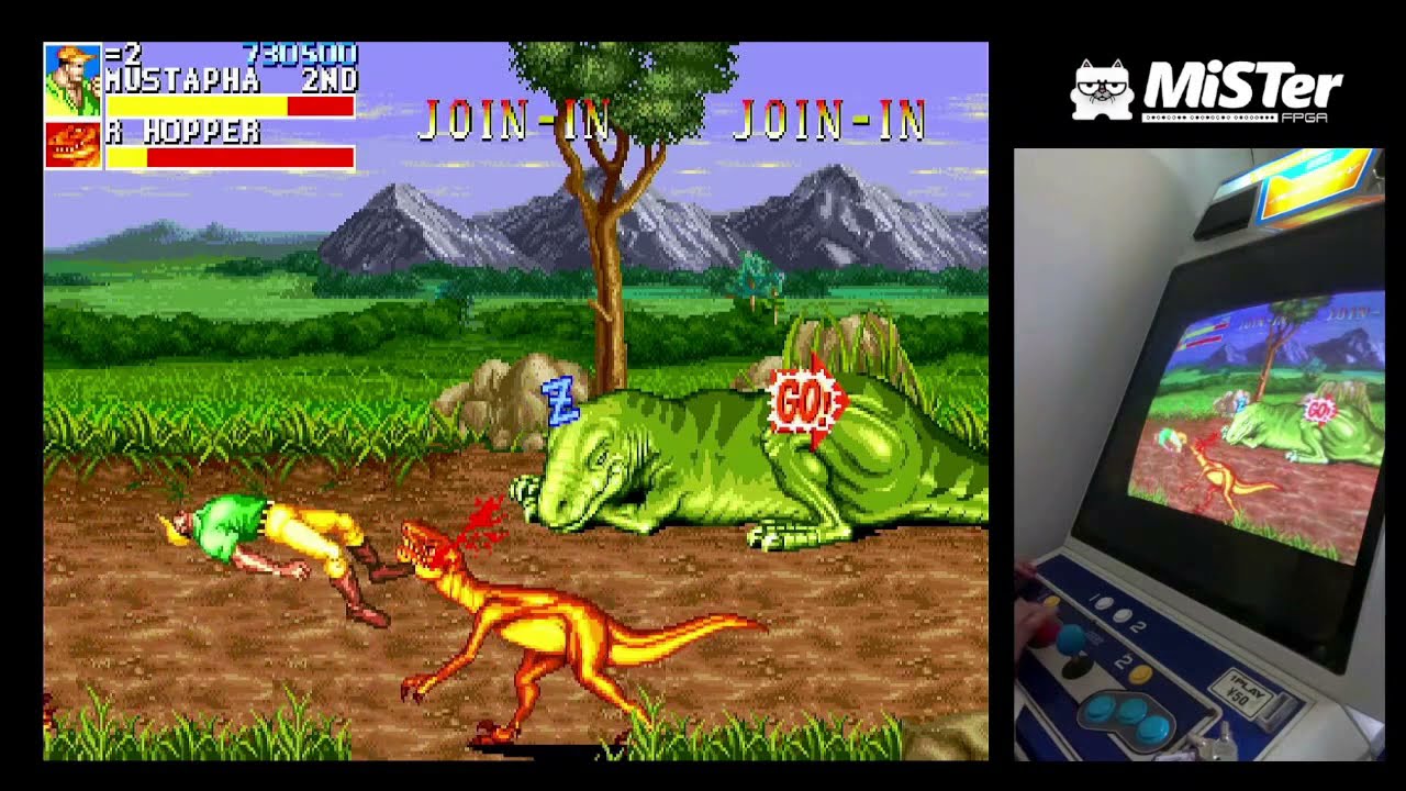 Cadillacs and Dinosaurs (arcade CPS15) 1CC on MiSTeR