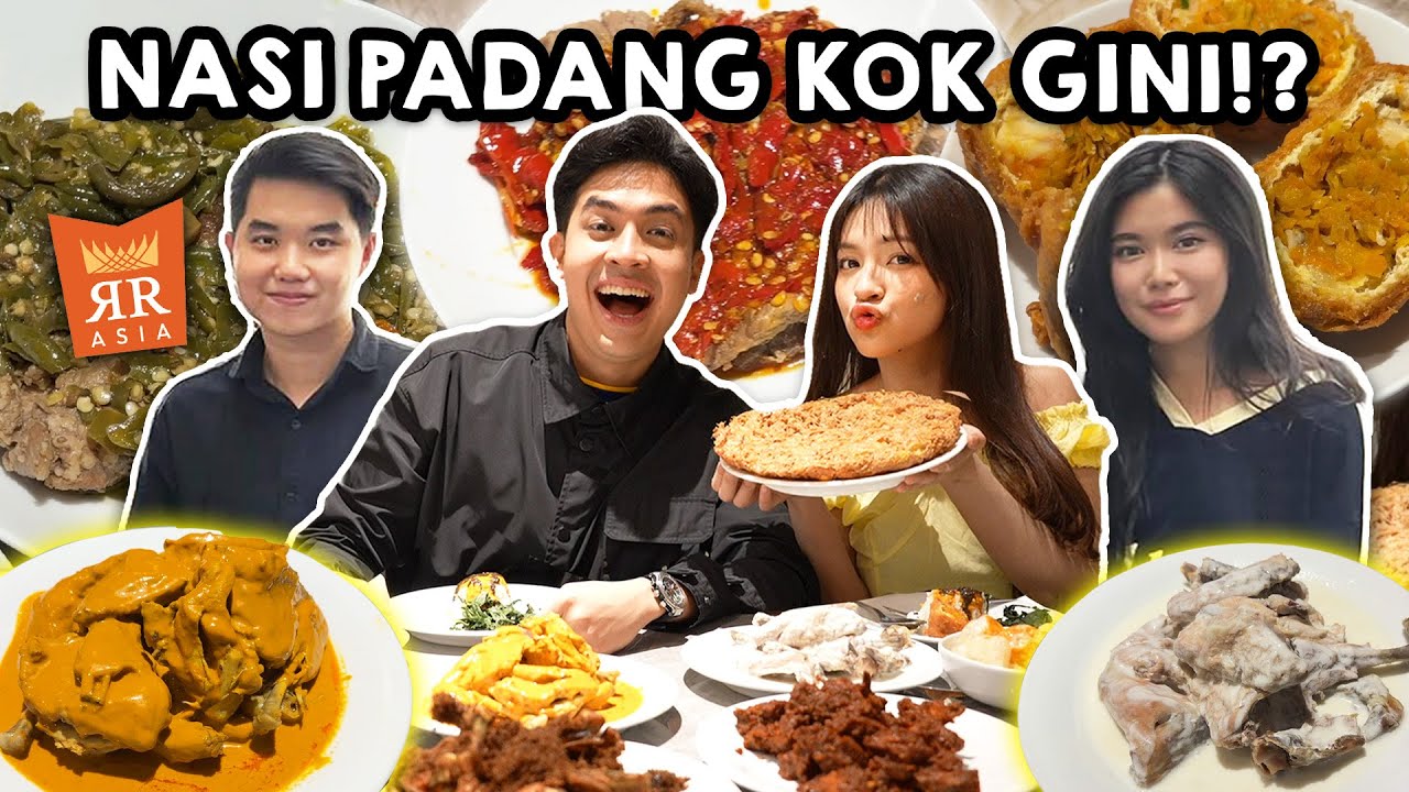 JEROME ECA MUKBANG NASI PADANG DI RESTO TERBARUNYA JUAN & EVE (RINDU RASA)!! RASANYA KOK...