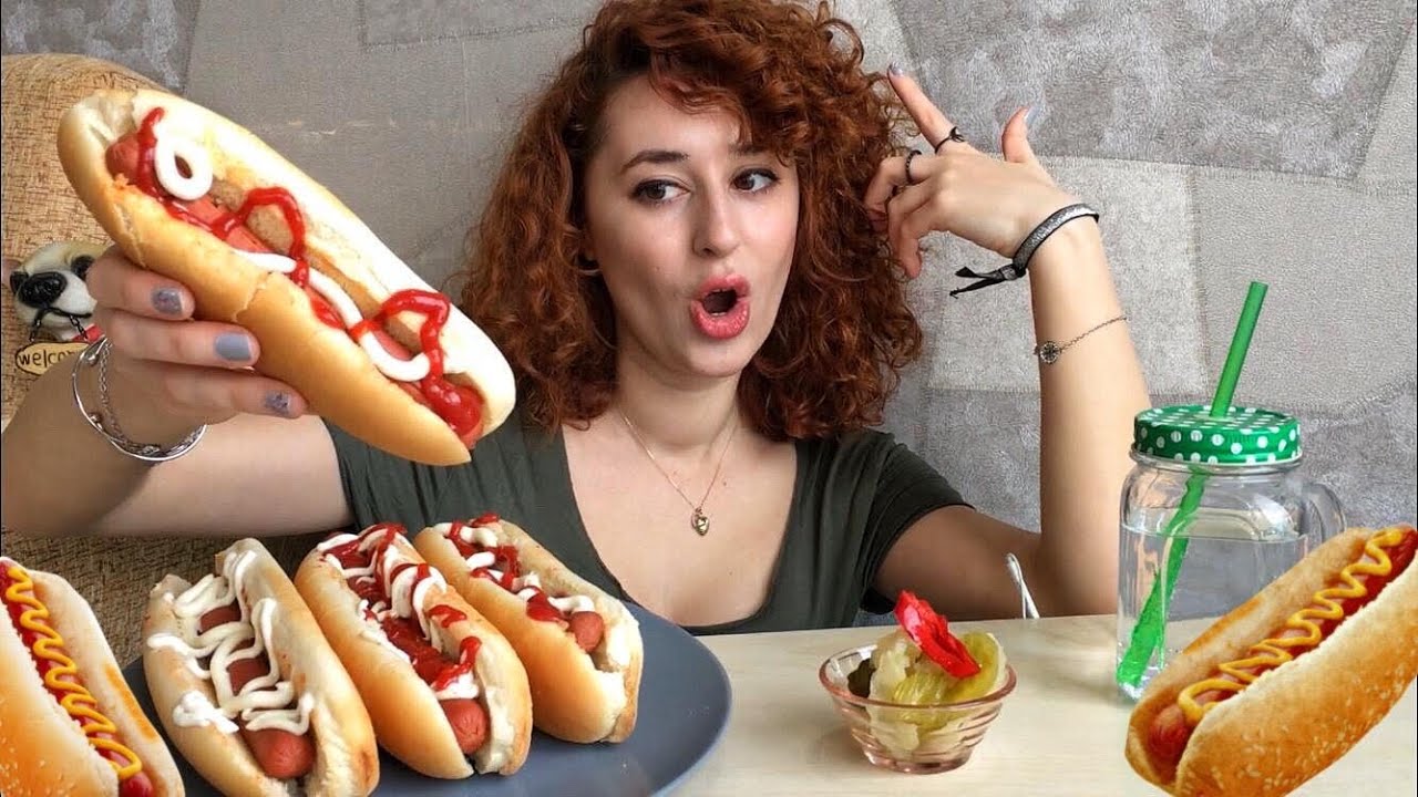 HİÇ SEVGİLİM OLMAMIŞTI| HOT DOG MUKBANG 🌭