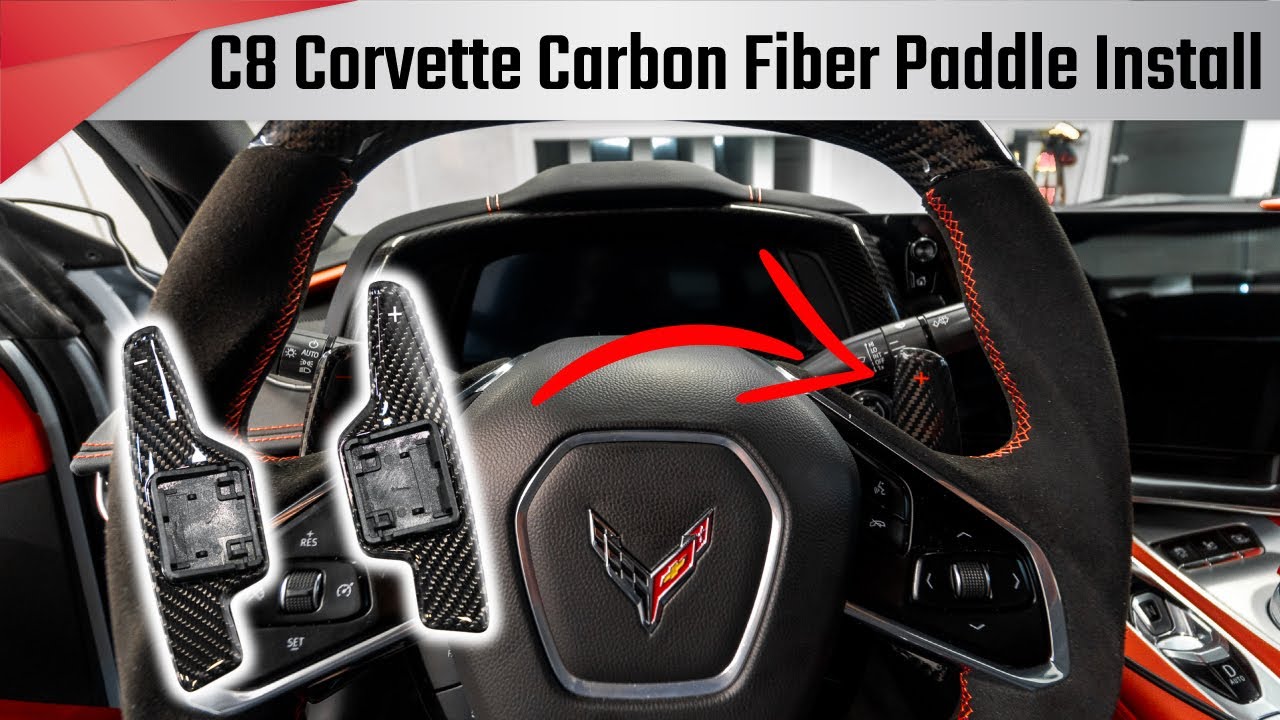 C8 Corvette Carbon Fiber Paddle Shifter Install - Paragon Performance