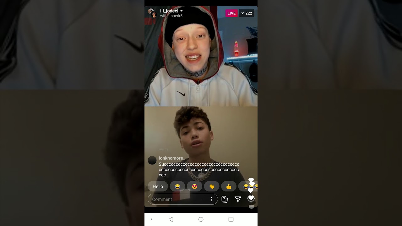 LilPerk5 Vs Lil_Jodeci IG Live Ep.1   