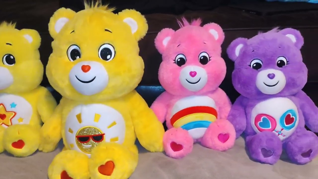 my 12 @carebears plushies.