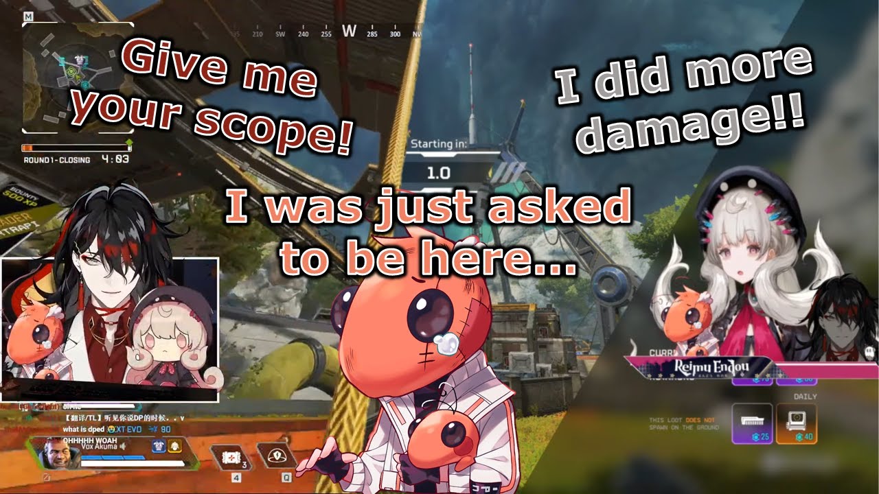 Things iPN didn't ask for playing Apex with Vox and Reimu [NIJISANJI EN | Vox Akuma | Eng sub]