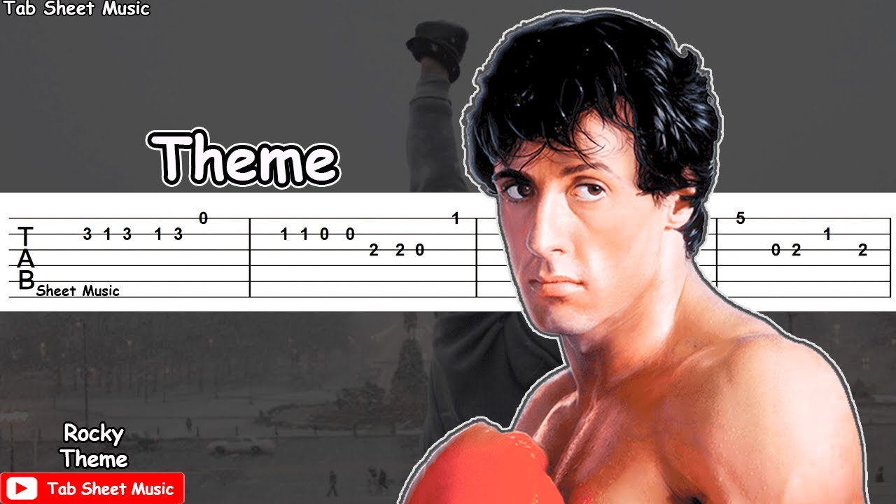Rocky - Theme (Gonna Fly Now) Guitar Tutorial