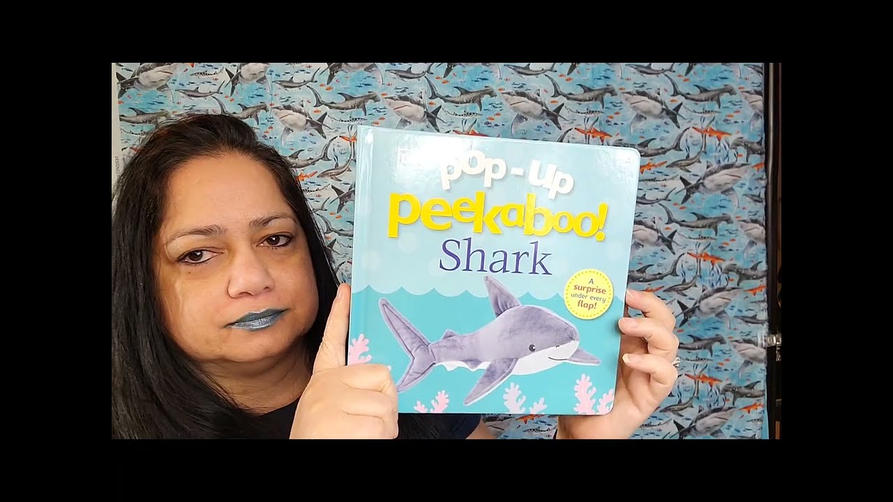 Pop-Up Peekaboo Shatk BOARD Flap book by Robyn Moul