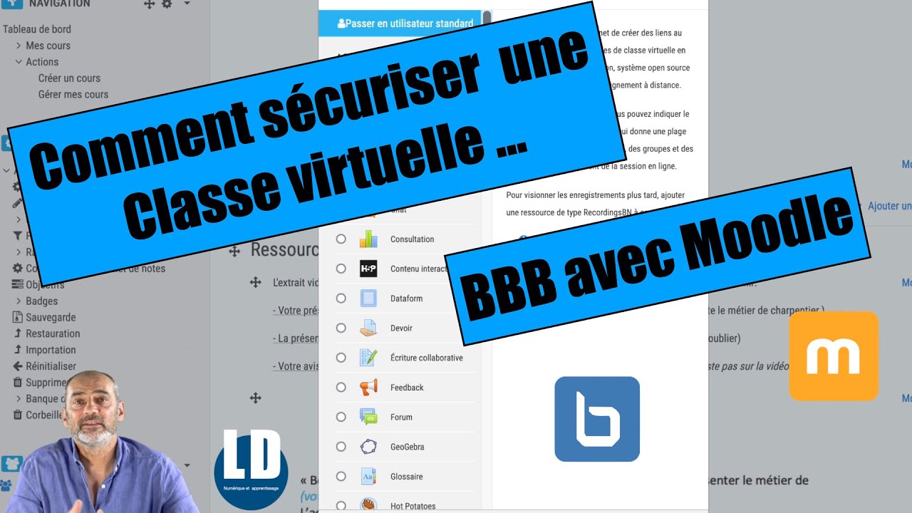 Sécuriser sa viso avec BBB sur Moodle