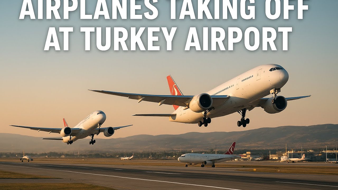 Istanbul Airport Takeoff