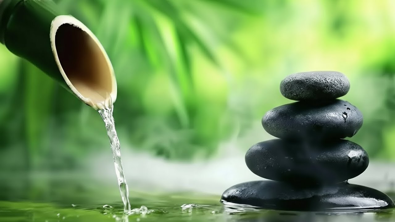 Soothing Piano & Flowing Water Sounds 🌿 Calm Music for Sleep, Meditation, Spa & Yoga
