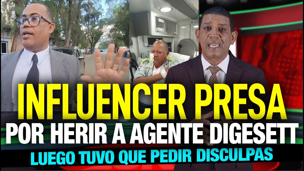 ¡SE LE FUERON LOS HUMOS A LA CABEZA¡ Influencer hirió a un agente de Digesett por malcriada