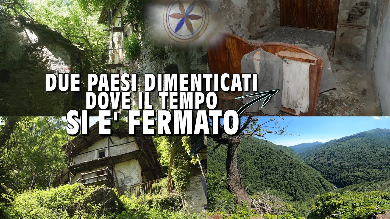 SCOPRO DUE PAESI FANTASMA NEL CUORE DELLA MONTAGNA: ALBARETTO E SALSA! *Il tempo si è fermato*