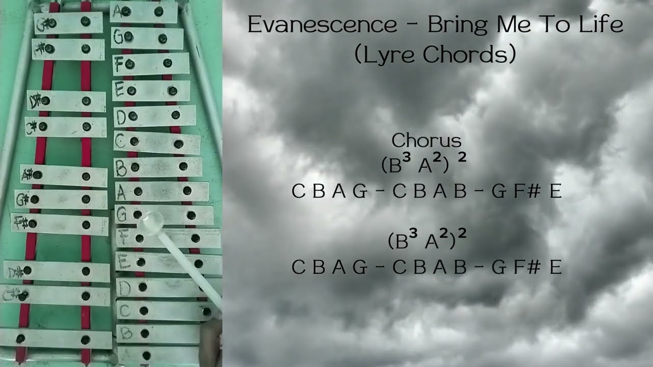 Evanescence - Bring Me To Life (Requested Lyre Chords)