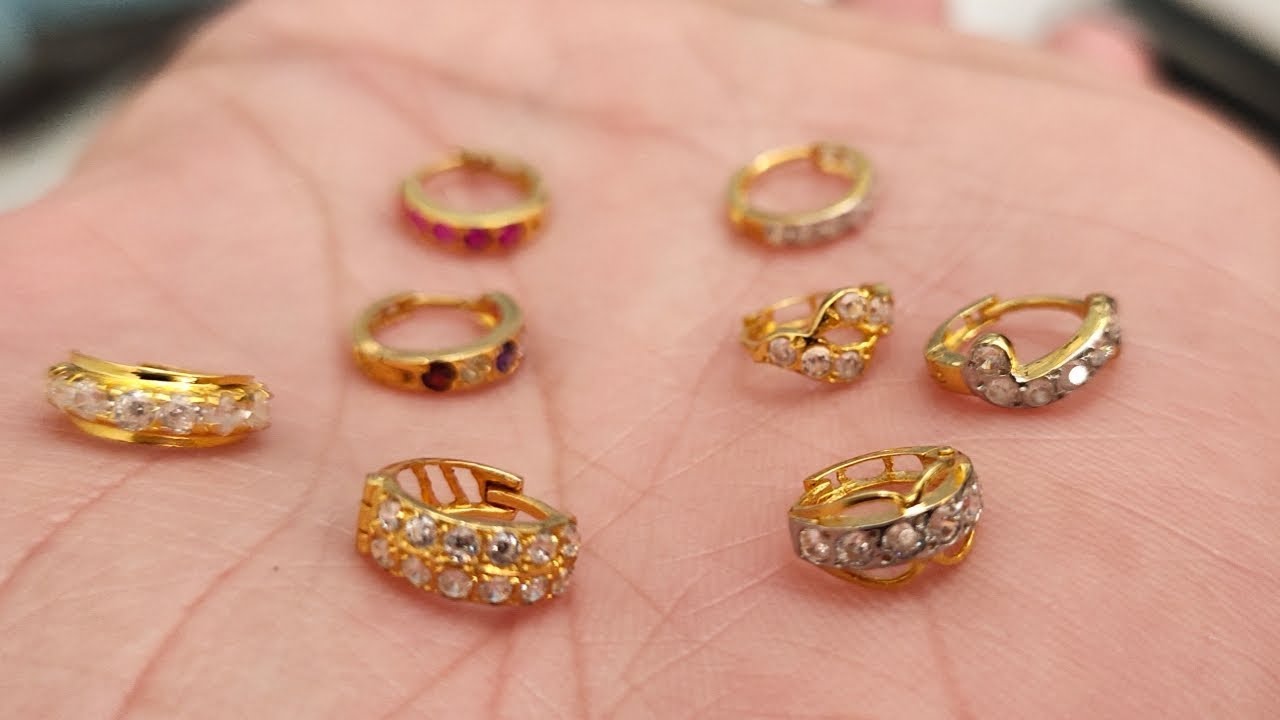 Latest Gold Nose Ring Nathliya Collections 2020 With Price | Gold Nose Rings And Pins Design