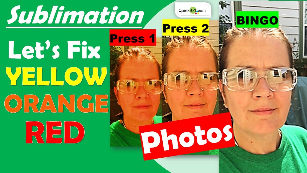 How to Get the Red Out of Photos for Sublimation.  Most Photos Press Red, Orange, Yellow - I'll Help