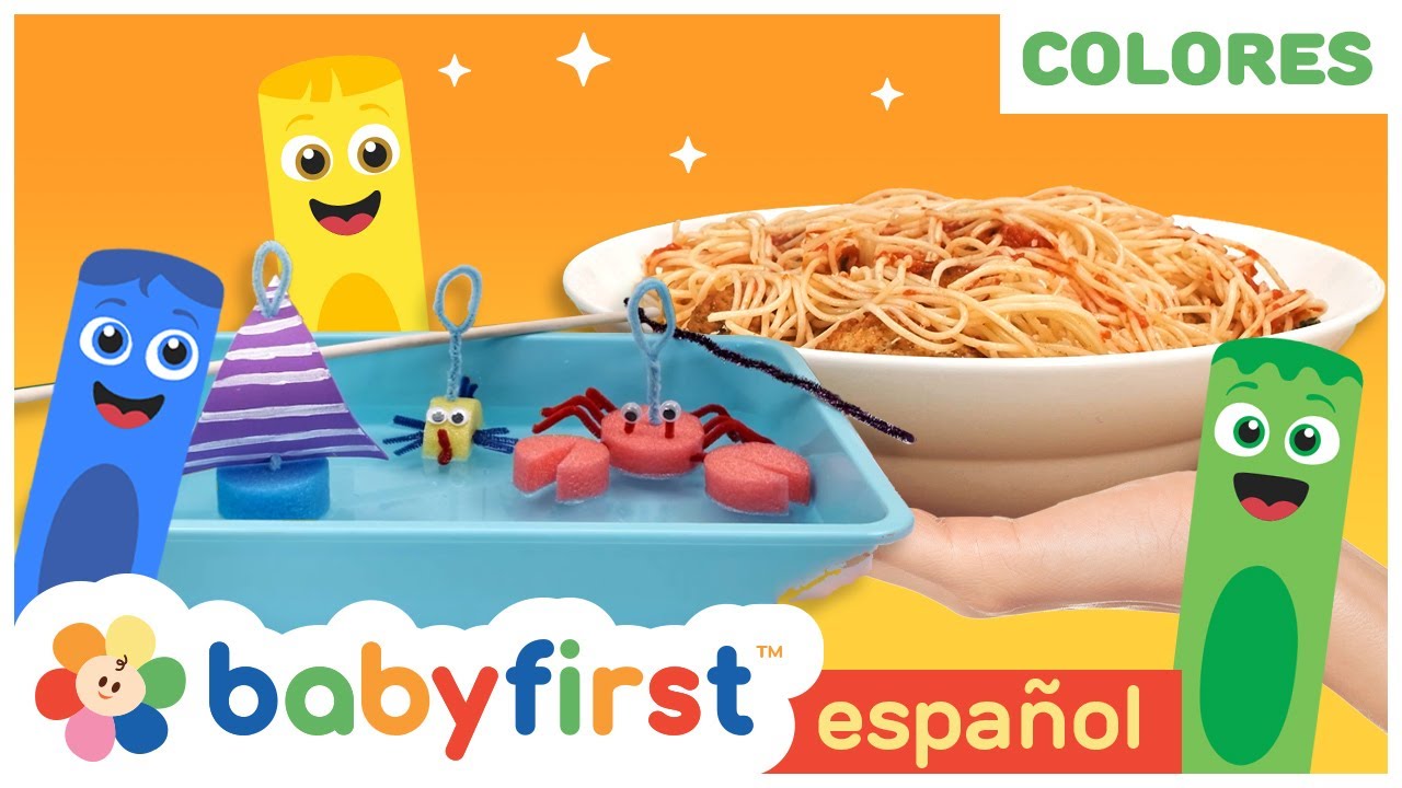 Colores en español para niños | Pandilla de Colores | Juego De Pesca | Ensalada De Frutas | First TV