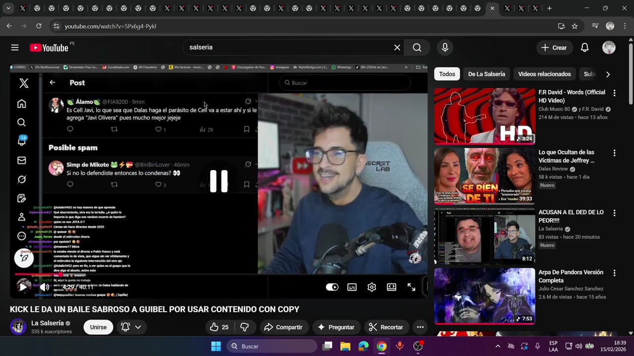 JAVI OLIVEIRA UTILIZA TODA su CAPACIDAD CRANEANA pa DESMENTIR a MALITOS q NO HA DEFENDIDO a DALAS