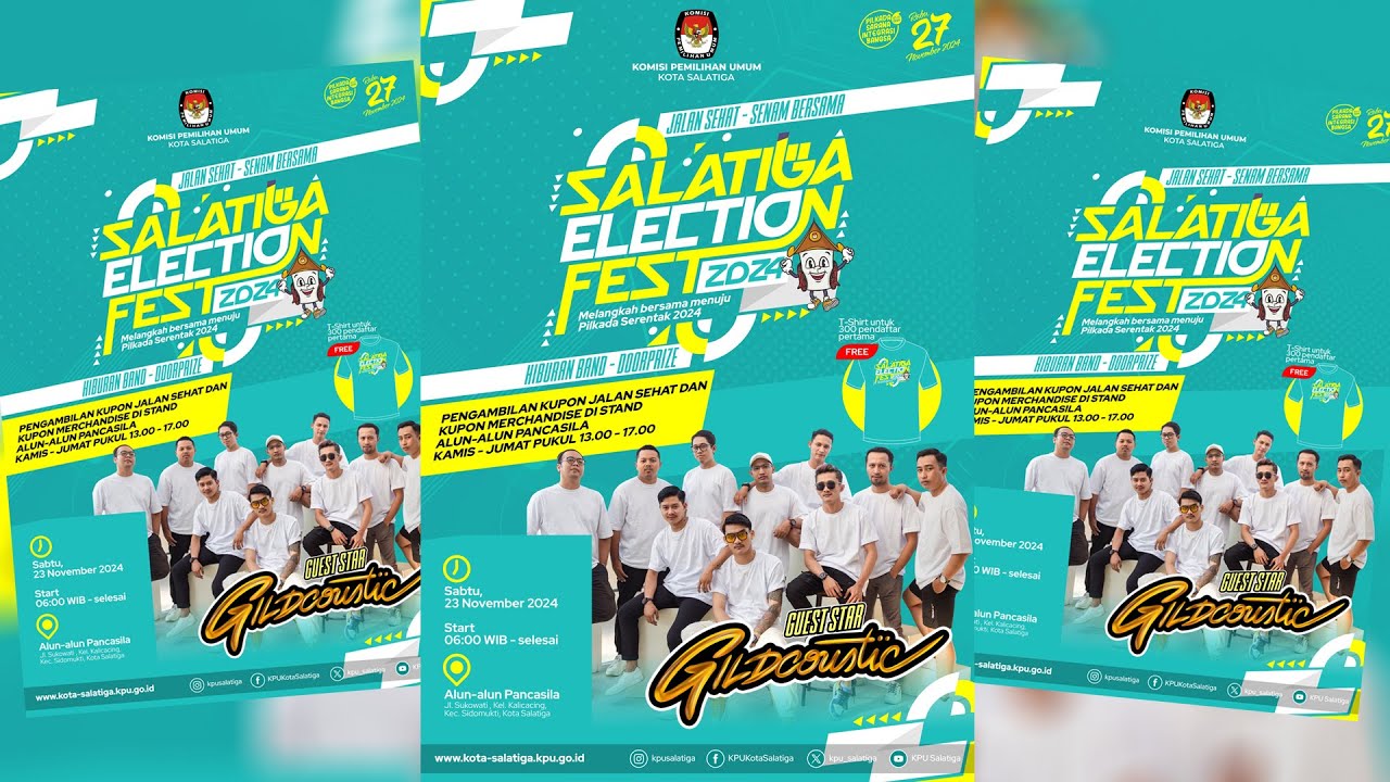 KPU KOTA SALATIGA SALATIGA ELECTION FEST 2024 - MELANGKAH ERSAMA MENUJU PILKADA SERENTAK 2024