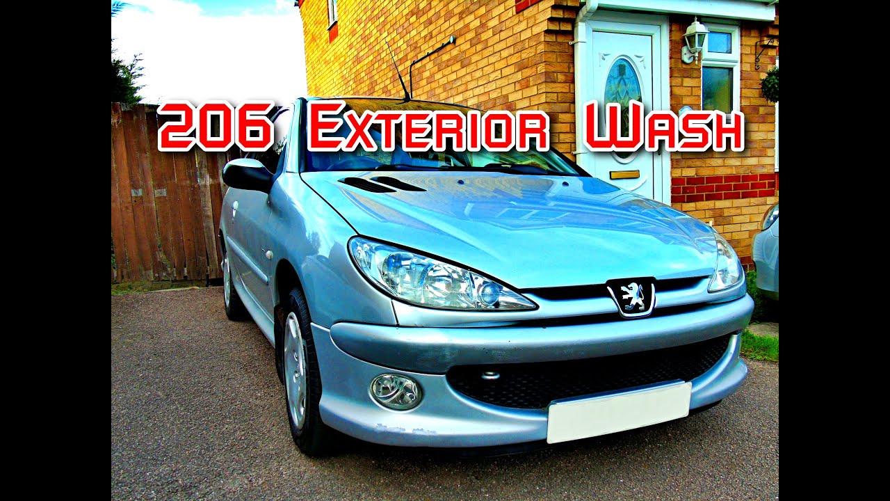 Peugeot 206 Quick Autumn Wash and Clean