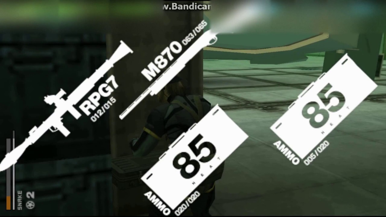 Metal Gear Solid Portable Ops Boss Destroy at Extreme - RAXA (1080p)