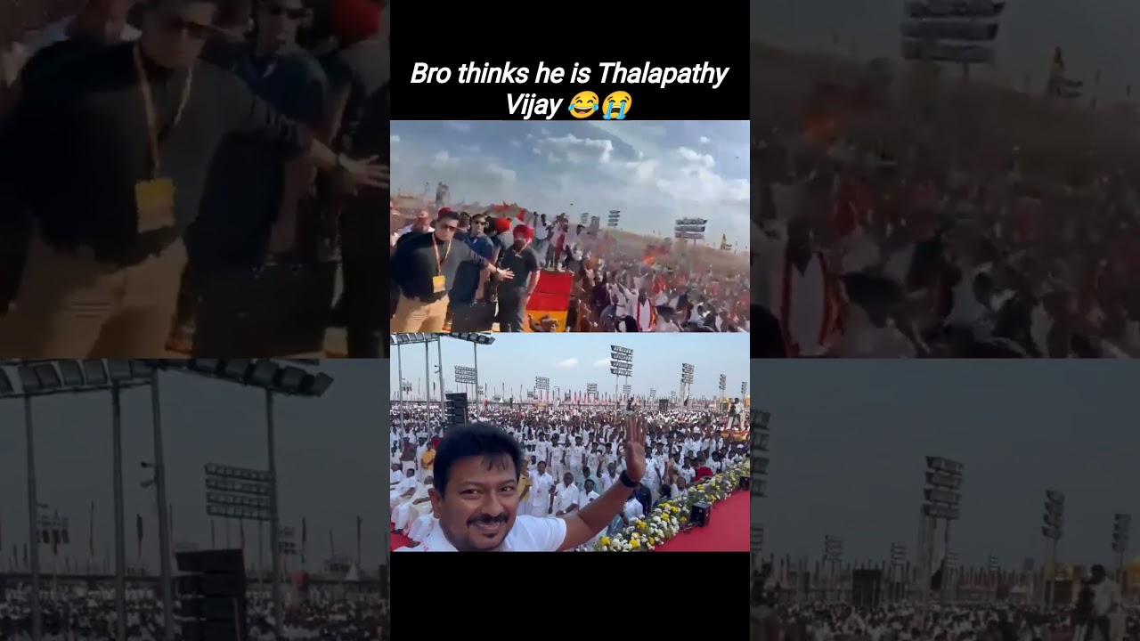 Bro thinks he is Thalapathy Vijay 😂😭 which is mass ??? #whistlepodu&deg;  ⃝  /̸̅̅ ̆̅ ̅̅ ̅̅#TVK #TVKFORTN