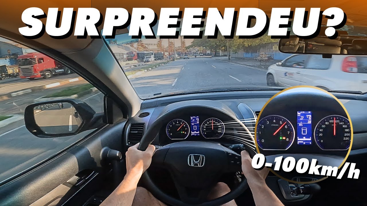 Honda CRV LX 2011 | 0-100 km/h | Teste de desempenho