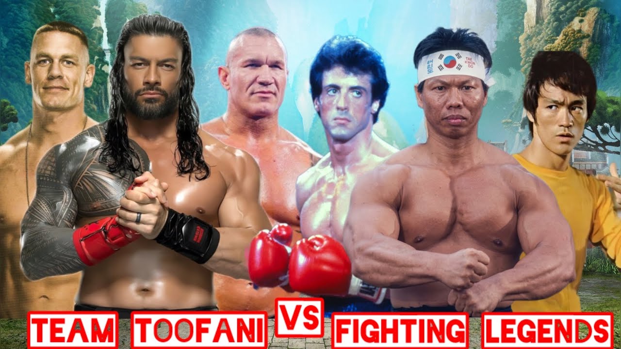 Team Toofani vs The Fighting Legends (Bruce Lee, Chong Li & Rocky Balboa) – Ultimate Battle!
