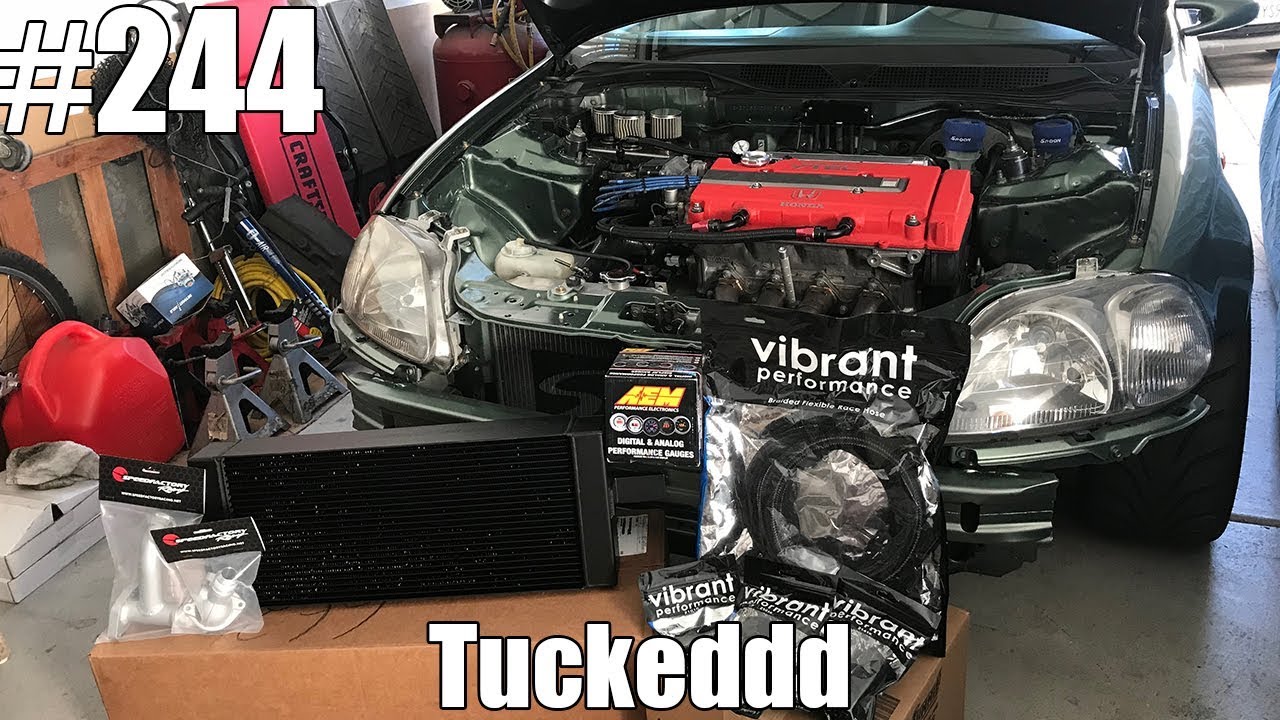 Tucking my new radiator! Speedfactory Tucked Radiator Install!