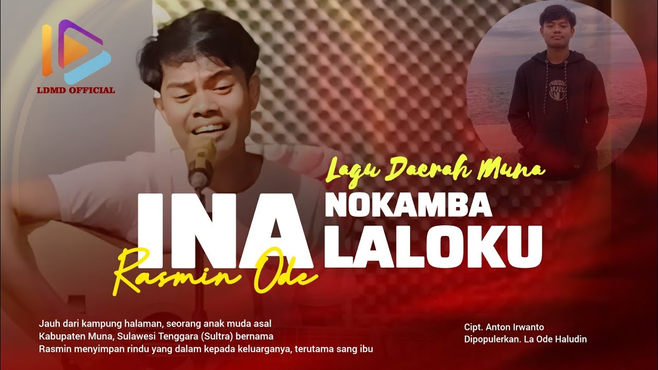LAGU DAERAH MUNA INA NOKAMBA LALOKU | COVER BY RASMIN ODE