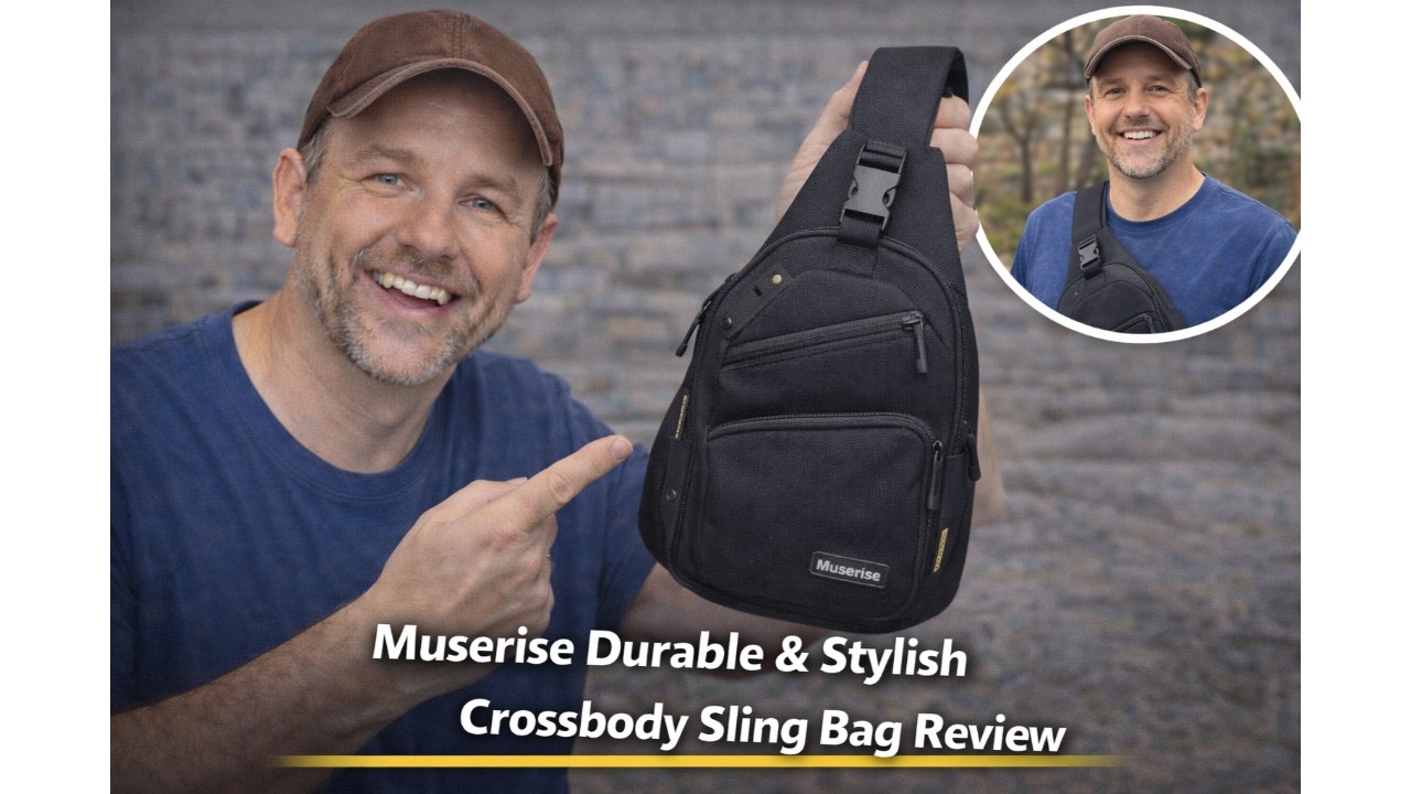 👜 Muserise Durable & Stylish Crossbody Sling Bag Review 👝