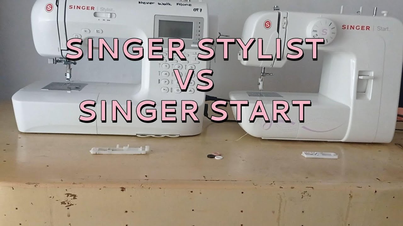 Mesin jahit portable Singer stylist vs Singer start‼️